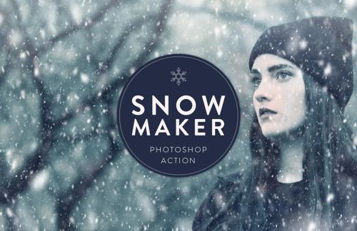 Snow Maker Photoshop Action