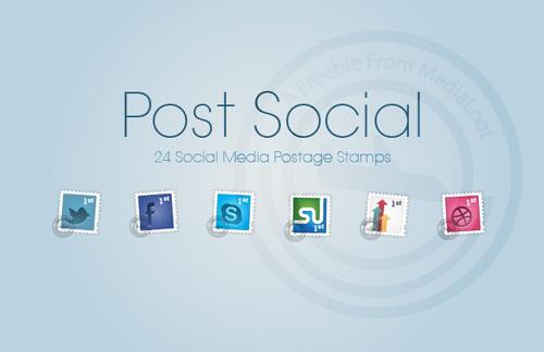Social Postage Stamps Part 1