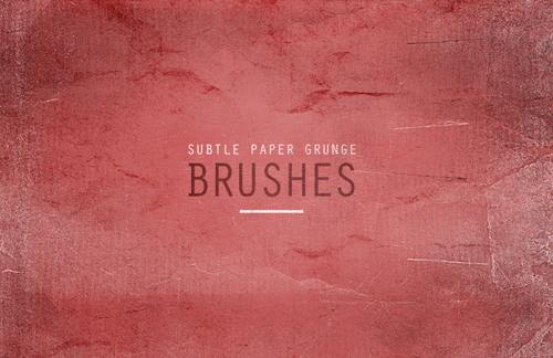 Subtle Grunge Paper Brushes