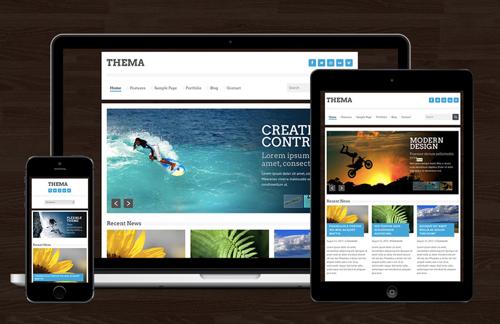Thema - Responsive HTML Template