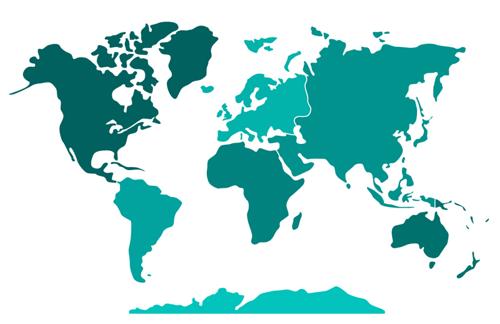 Vector World Map & US States