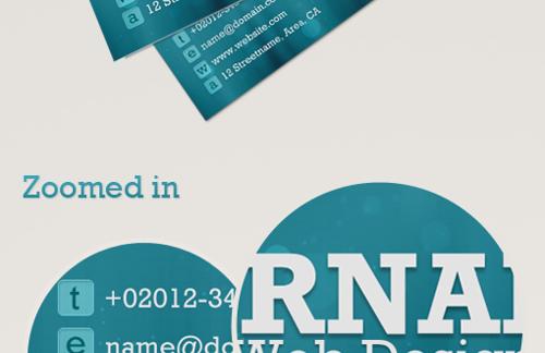 Abstract Bokeh Business Cards