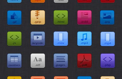 Sleek Filetype Icons