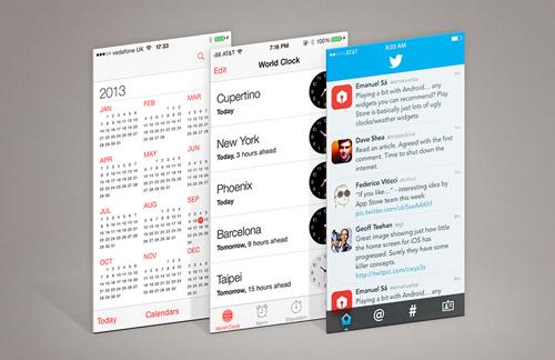 iPhone App Perspective Mockup - Vol 2