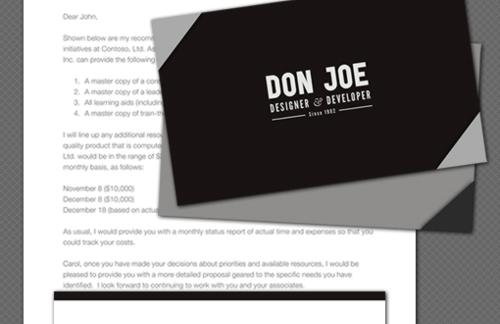 Typographe - Stationery Pack