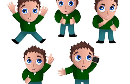Cartoony Vector Characters - Guy