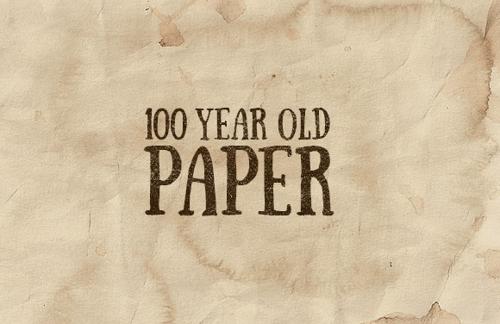 100 Year Old Paper Textures