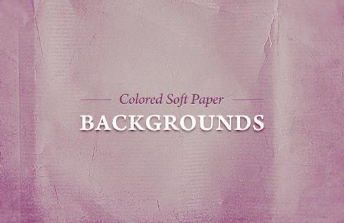 Colored Soft Paper Backgrounds