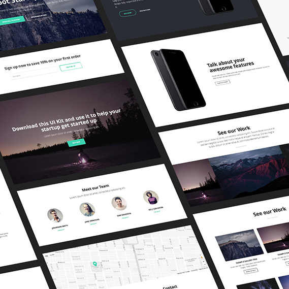 bootstrap 4 startup ui kit